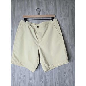 Turtleson Men’s Performance Golf Shorts Size 34 Khaki Stretch Chino Dadcore